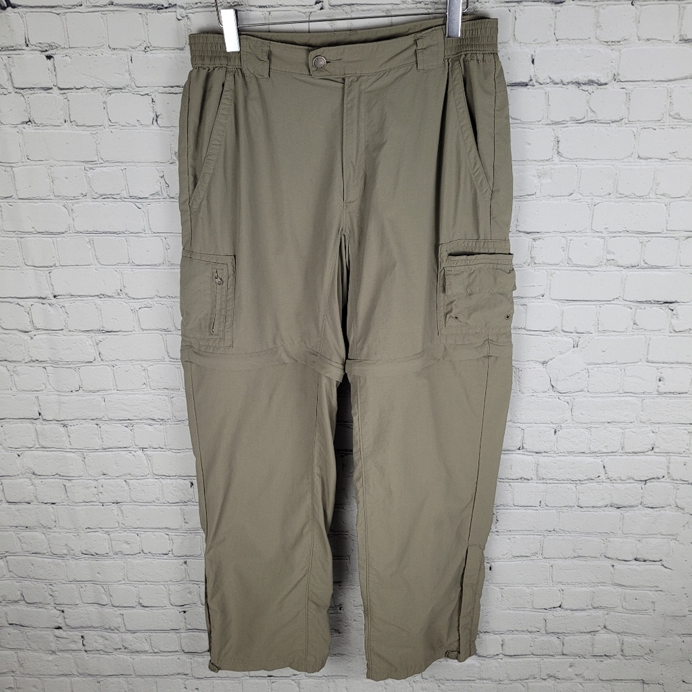 COLUMBIA | Titanium nylon zip off convertible short-pants